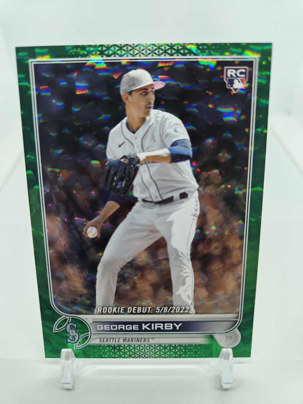 2022 Topps Update Series - Rookie Debut George Kirby #US290 Green Foil /499 (RC)