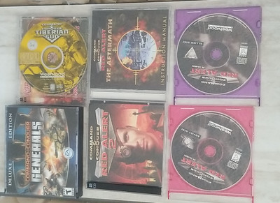 Command & Conquer - Generals DE, Red Alert 1&2, Tiberian Sun, The Aftermath
