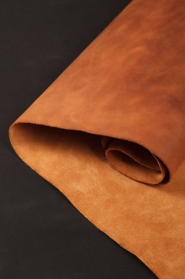 Premium Rustic Orange Full Grain Aniline Leather 2 m² ( 22 sq ft)   1.4mm / 3oz