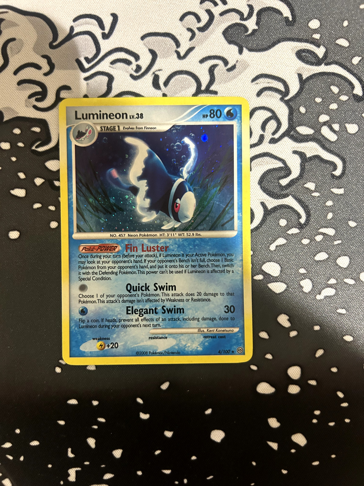 Lumineon 4/100 Diamond & Pearl Stormfront HOLO Rare Pokemon NM