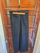 Naval Clothing Factory Mens Navy Blue Vintage Sailor Pants Late 1943 WW2