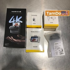 Insta360 GO 3S 4K Action Camera 128GB Bundle w/ Mounts  Accessories