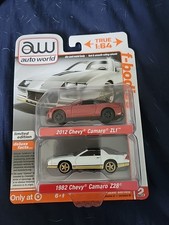 auto world 1/64 target edition camaro 2pack 2012 camaro lt 1982 z28