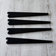 Spur Twin Slot Shelving Brackets Black 320mm X4