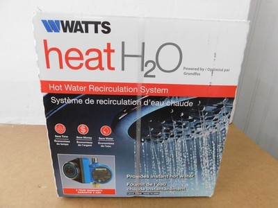 Hot Water Recirculation System Programmable Heat H2O HWRS-WH Watts *NEW*