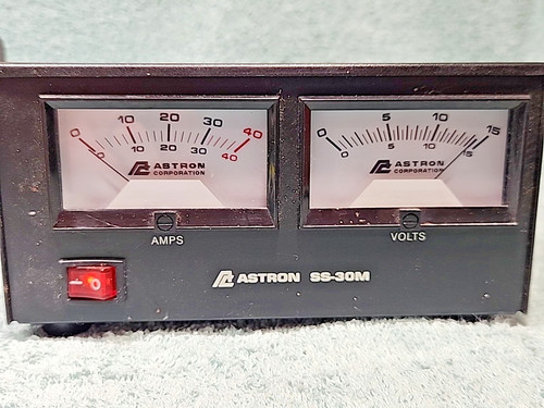 PARTS / REPAIR - Astron SS-30M 13.8VDC Dual Meter Switching DC Power Supply