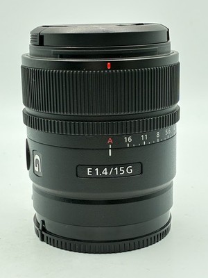 SONY SEL15F14G 15mm f/1.4 G E-MOUNT OBJEKTIV - SEL 15F14G - 1:1.4G 15mm - SEHR GUT