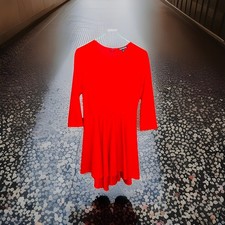 Express Long Sleeved Red Dress Size Medium