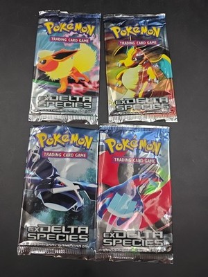 Pokemon TCG EX Delta Species Booster Pack Art Set EMPTY | eBay