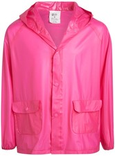 Girls' Raincoat - Waterproof Rain Jacket - Hooded Slicker Raincoat for Infant...