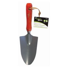 Heavy Duty Hand Trowel A3 Steel Wooden Handle Garden Planting Digging Tool 295mm