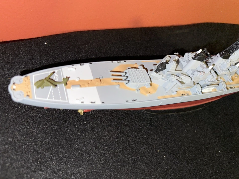 变速箱军用经典美国 新泽西战舰 1: 700 比例带原包装盒 — 第 3/4 张图片