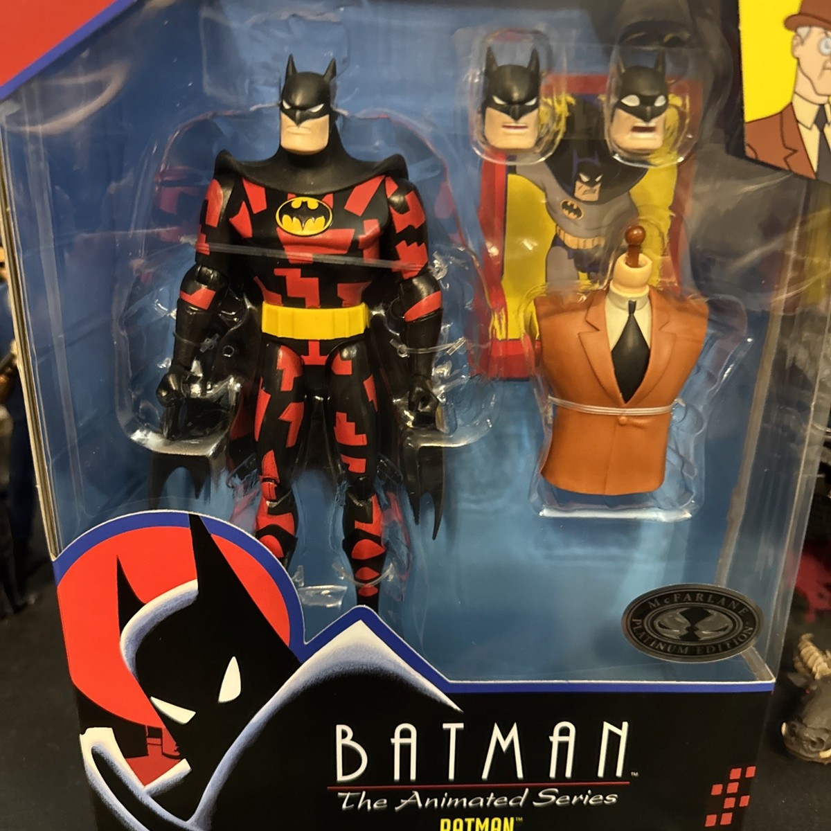 McFarlane Batman The Animated Series Batman Platinum BAF Clock