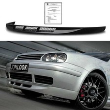 Spoiler anteriore labbro attacco anteriore nero con ABE per paraurti VW Golf 4