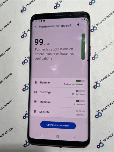 SMARTPHONE SAMSUNG GALAXY S9 PLUS SM-G965F/DS 64 Go TACHE NOIRE ECRAN - Photo 2/8