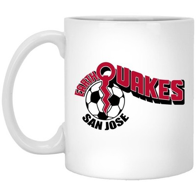 San Jose Earthquakes Mug 11 oz. Glossy Ceramic | NASL Soccer Team
