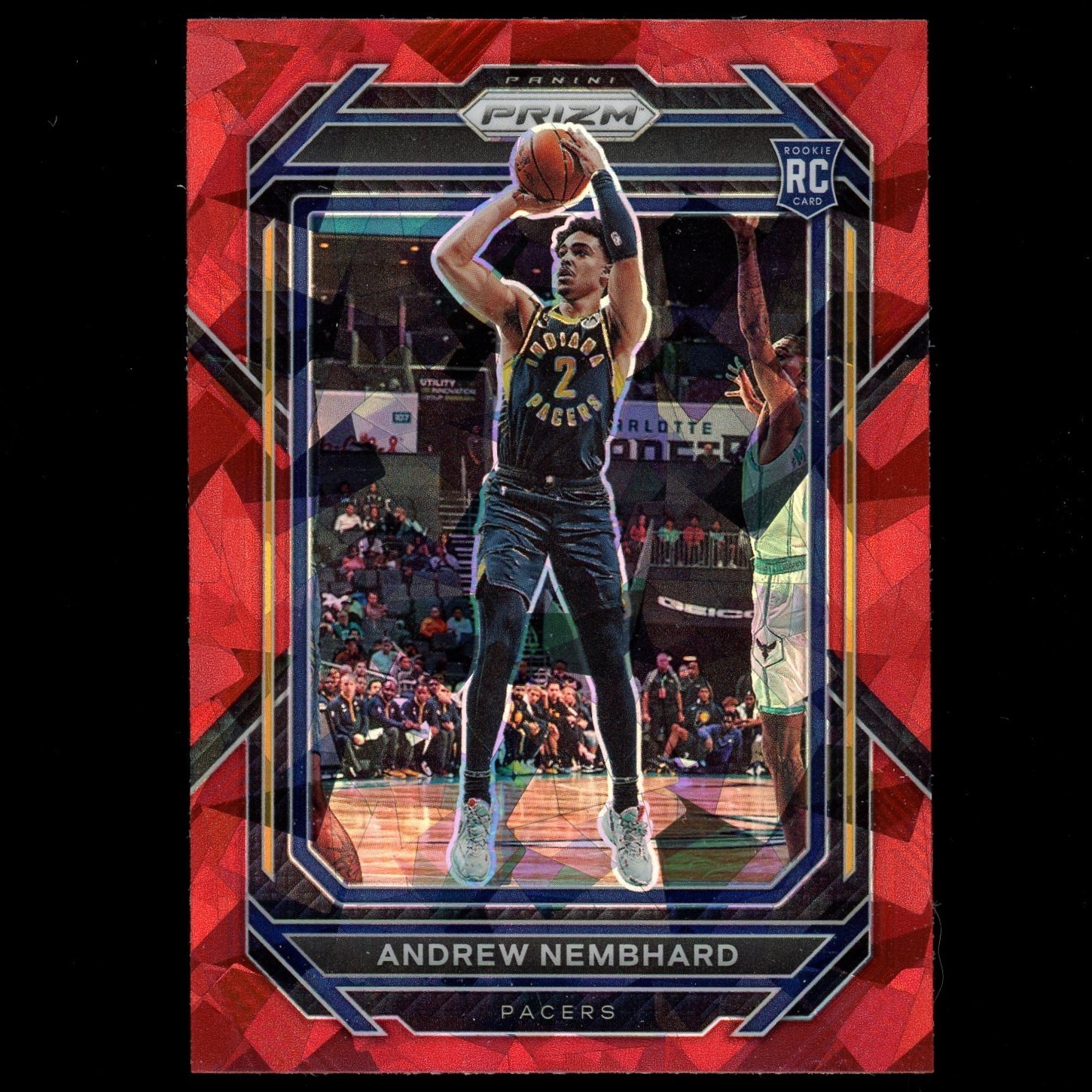 2022-23 Panini Prizm Basketball #227 Andrew Nembhard Rookie RC Red Ice Prizm SP