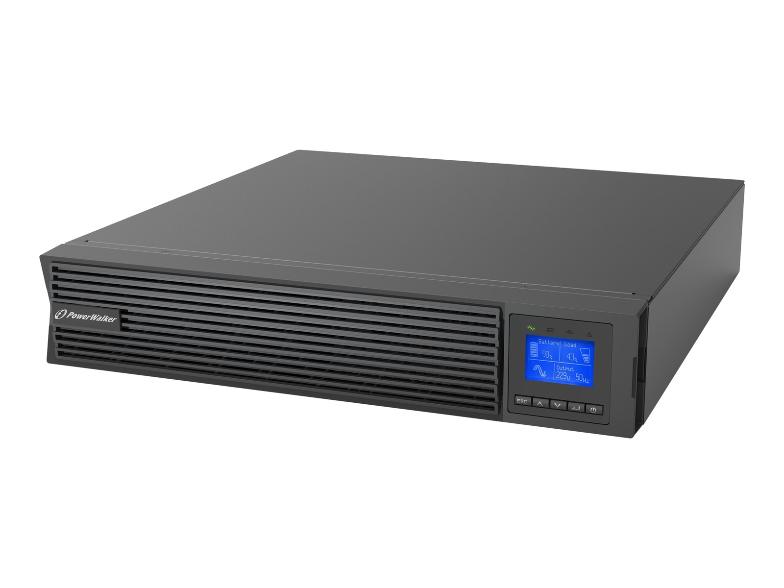 PowerWalker VFI 1000 ICR IoT UPS (rack-mountable / external) 1000 Watt 10122196