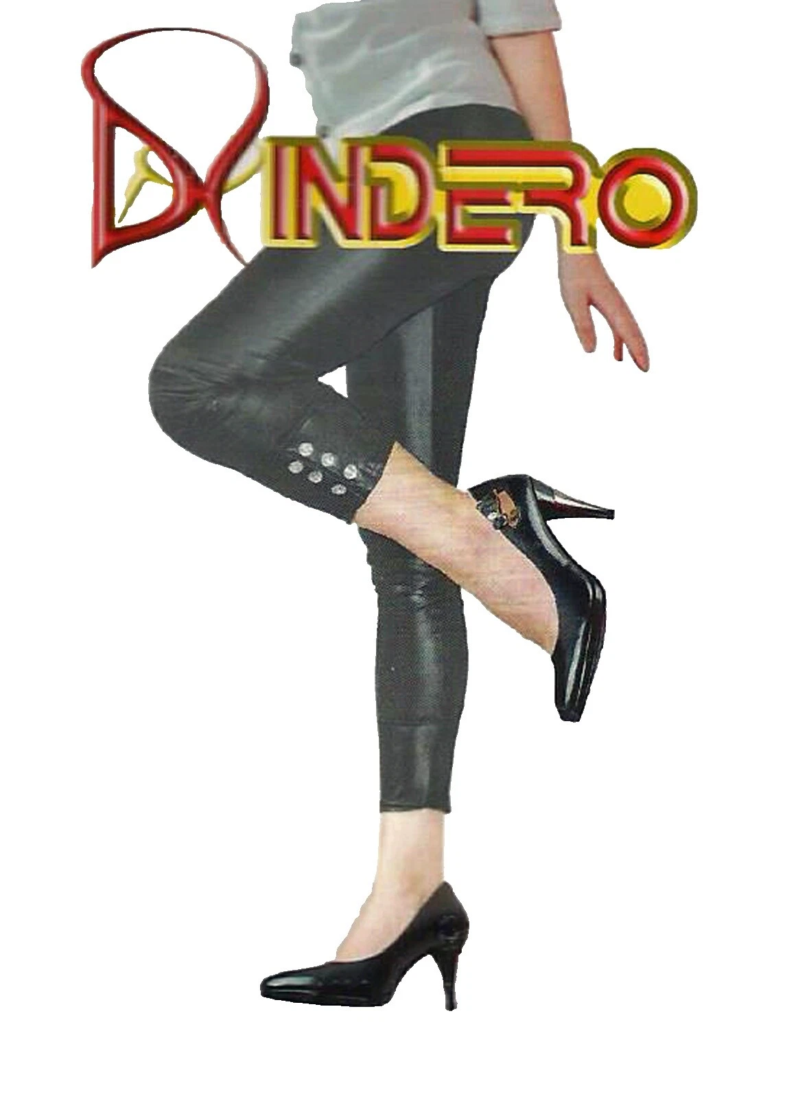 Mezcla de acrílico brillante Leggings para Mujer