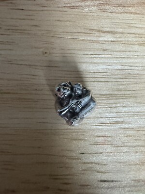 Genuine Pandora Silver Monkey Chimp Mum & Baby Animal Charm