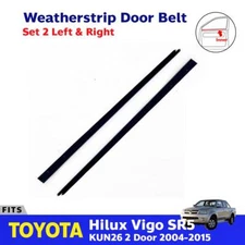 For Toyota Hilux Vigo SR5 2D UTE 2004-15 Inner Weatherstrip Door Belt Pair G04
