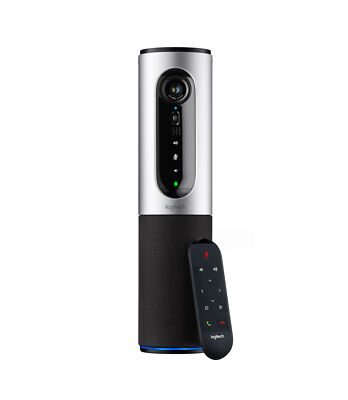 Logitech Conference Cam Connect 1920 x 1080 Webcam - Schwarz, Silber
