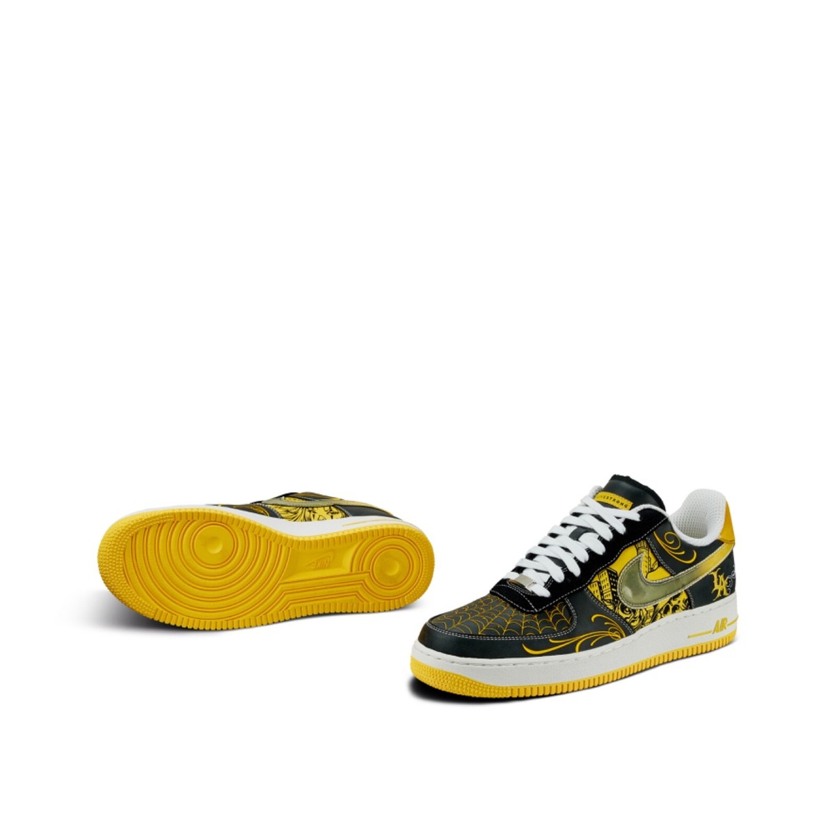 スポーツ Nike Mr. Shoe Story Nike Air Force 1 Low 'Mr Cartoon x LiveStrong | eBay