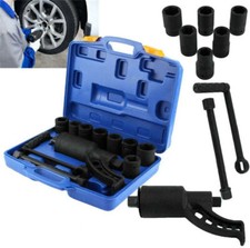 MOLTIPLICATORE DI FORZA CHIAVE SVITA BULLONI RUOTE CAMION TRATTORI CON 7 BUSSOLE