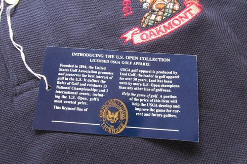 1994 Oakmont US Open golf tournament polo shirt S UNUSED! Ernie Els NWT PGA NOS - Picture 4 of 4