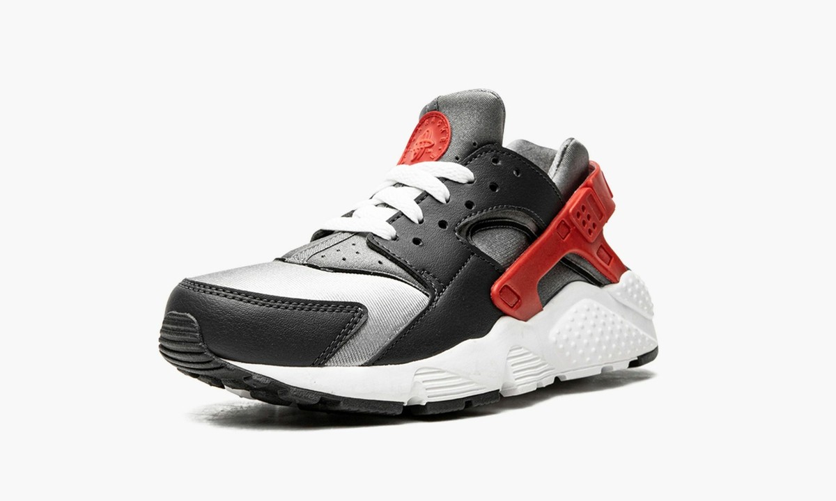 Nike Air Huarache Run GS Smoke Grey University Red White