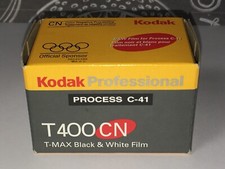 Kodak Professional Process C-41 T400CN 135/24 Black  White Film Expired 2000