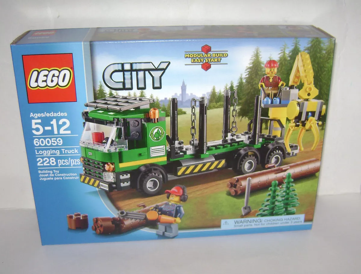 NEW 60059 Lego CITY Logging Truck Building Toy Green SEALED BOX