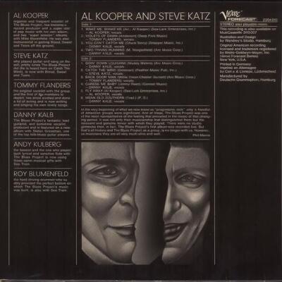 BLUES PROJECT Al Kooper And Steve Katz 1969 or. GERMANY lp EX