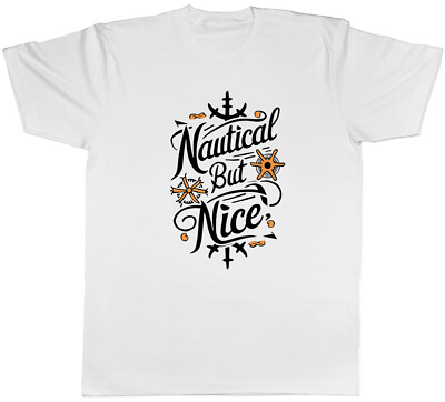 Maritim aber schön Herren T-Shirt Meer Ozean Kreuzfahrt Schiff Boot Tee Geschenk