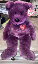 Ty Beanie Buddies Collection 2000 Signature Bear LNWT 1999TushTag Beanie babies