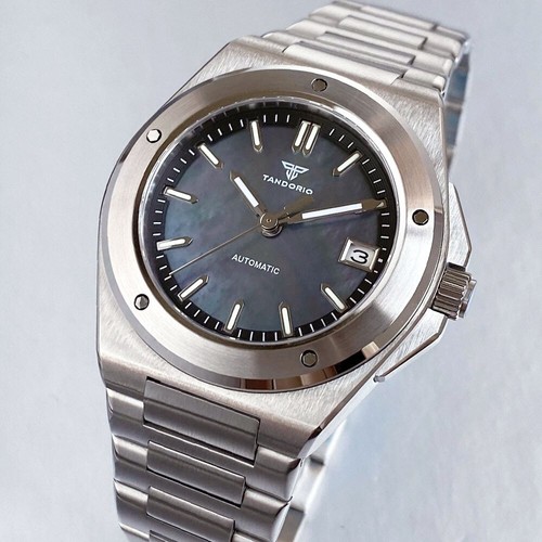 DeepSea Blue Mother of Pearl Sapphire Glass 10ATM Japan NH35 Automatic Men Watch