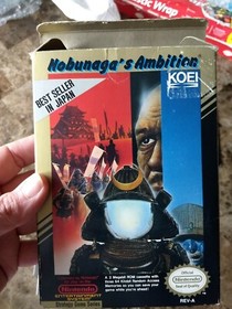 Nobunaga's Ambition NES Nintendo Complete CIB Authentic!  Rare with poster