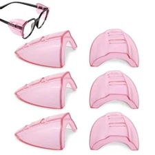 3 Pairs Eyeglasses Side Shields for Prescription Glasses Eyewear Protector