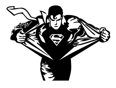 Vinyl Decal Car Truck Sticker Wall DC Justice League  - Superman Kal-el v4