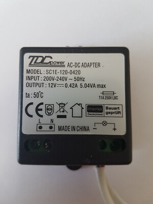 ERSATZTRAFO TDC MODEL: SC1E-120-0420 LED DRIVER LED POWER SUPPLY