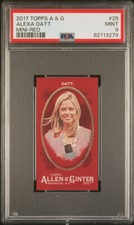 ALEXA DATT 2017 TOPPS ALLEN GINTER MINI RED /5 PSA 9 POP 1 MG
