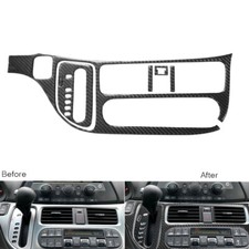 6pcs Carbon Fiber Interior Gear Shift Box Panel Trim For Honda Odyssey 2005-2010