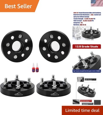 1 Inch Thick 4 Lug Wheel Spacer for MX-5 Miata & Corolla - Enhanced Stability