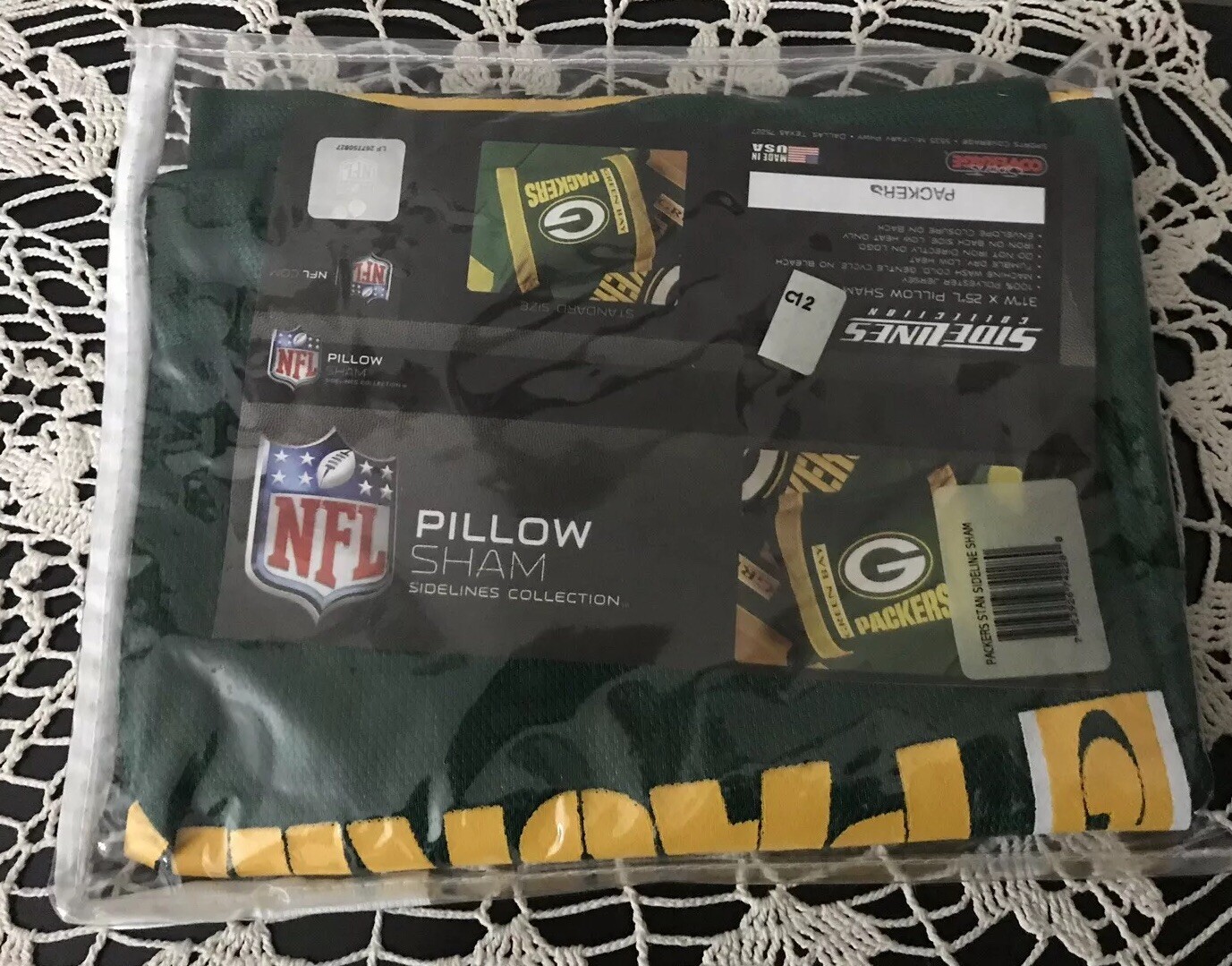 Sidelines Collection NFL Green Bay Packers Pillow Sham eBay