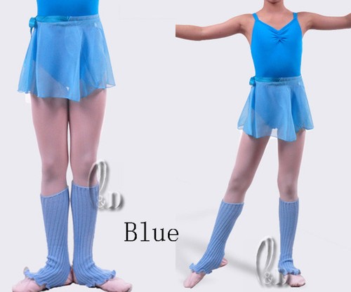 AU SELLER Girls Ladies Ballet Dance Chiffon Warp Skirt Skate Dress da011 - Picture 13 of 17