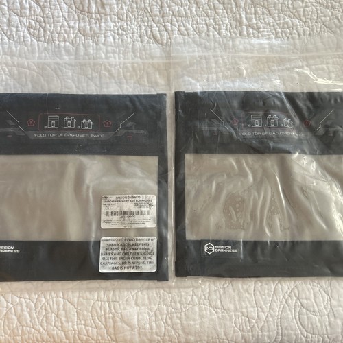 2 Mission Darkness Window Faraday Taschen für Handys Geräteabschirmung