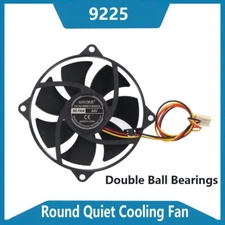 9225 Round Quiet Cooling Fan DC Brushless 5V 12V 24V-Double Ball Bearings For PC