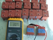 2 x 30uF 160v MATCHED MILITARY GRADE PAPER IN OIL PIO AUDIO CAPACITORS CROSSOVER