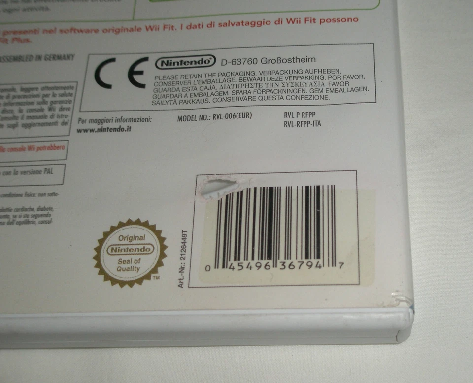 WII FIT PLUS GIOCO PER NINTENDO WII ITALIANO - Immagine 4 di 4