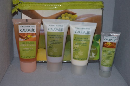 Caudalie Vinotherapie Four Piece Set New In Zippered Pouch Read Details